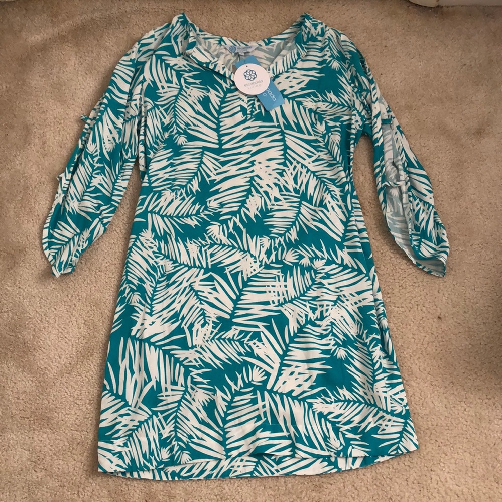 Woman’s Aquamarine Paradise Warby Dress NWT